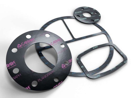 Foglio di guarnizione in grafite espansa - Planigraph™ - Carrara Global Sealing Solution - per flangia / per valvole / per tubi flessibili