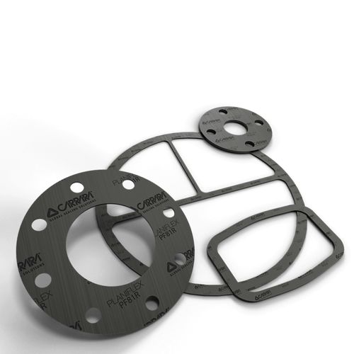 Foglio di guarnizione in grafite - PLANIFLEX™ PF81R - Carrara Global Sealing Solution - in filo metallico / in NBR / in nitrile
