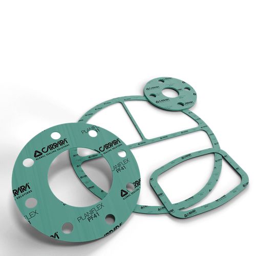 Foglio di guarnizione in NBR - PLANIFLEX™ PF41 - Carrara Global Sealing Solution - in fibra di carbonio / per flangia / senza amianto