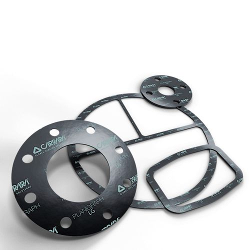 Foglio di guarnizione in grafite espansa - PLANIGRAPH™ LG - Carrara Global Sealing Solution - in acciaio inossidabile / per flangia / di lastre