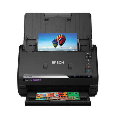 Scanner digitale per documenti a colori - FastFoto FF-680W - EPSON - compatta / ad alta velocità / senza fili