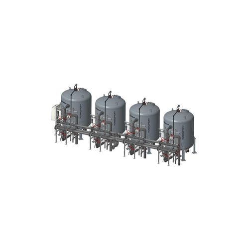 Filtro ad acqua - FILTRAFLO™ FCP-P - VEOLIA WATER STI - per trattamento di acque reflue / a cestello doppio / a pressione