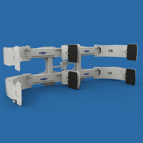 Pinza per movimentazione per carrello elevatore - 2-4 - Cascade - per rotoli di carta
