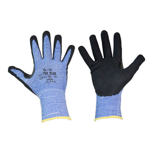 Guanti da lavoro - Tek Blue - Microlin Cooper Ltd - di protezione meccanica / antitaglio / in nitrile