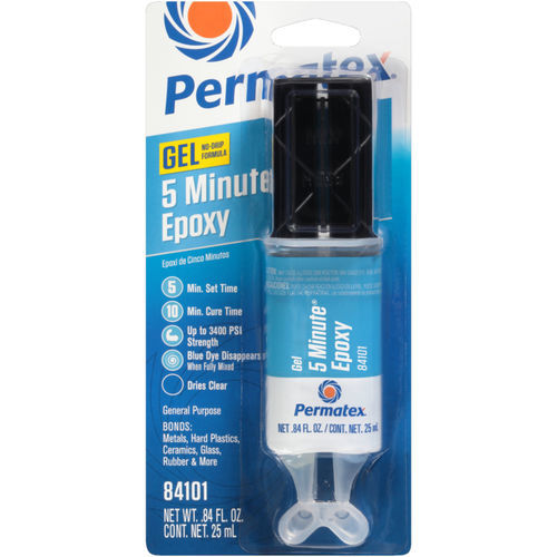 Colla epossidica - 84101 - PERMATEX - per gomma / per vetro / per metallo