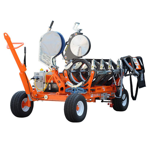 Macchina saldatrice di testa - DELTA 355 TRAILER - RITMO S.p.A. - automatica / per tubi in plastica / 230 V monofase