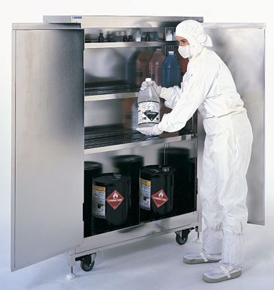 Armadio da officina - max. 1 410 x 610 x 1 651 mm - Terra Universal Inc. - con piedi / con 2 sportelli / in acciaio inossidabile