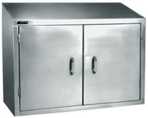 Armadio di stoccaggio - max. 762 x 1 829 x 876 mm - Terra Universal Inc. - con montaggio a parete / a porte battenti / in acciaio inossidabile
