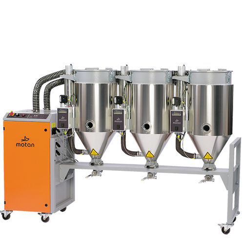 Essiccatore ad aria secca - LUXOR S - motan gmbh - per granulati plastici / compatto