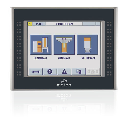 Comando Plug and Play - CONTROLnet - motan gmbh - integrato / con touch screen