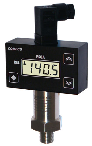 Trasmettitore di pressione relativa - max. 500 bar | PSQA - Comeco Control & Measurement - a film sottile / analogico / montato su pannello