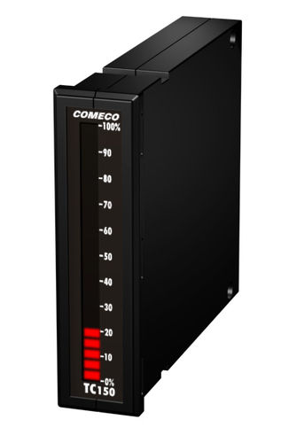 Indicatore di processo - -10 °C ... +65 °C | TC150 - Comeco Control & Measurement - con display a barre / LED / da montare su pannello