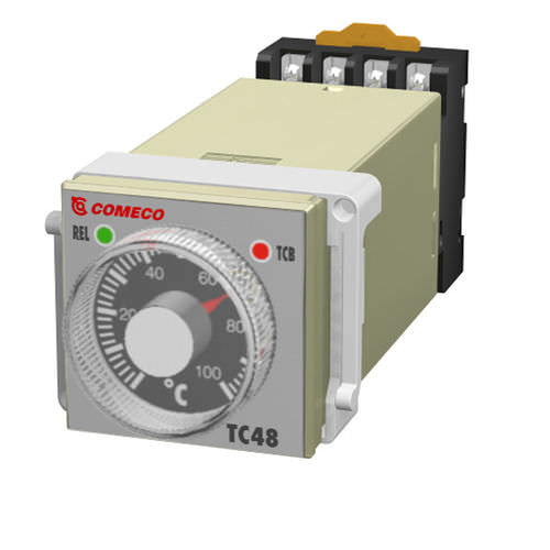 Controllore di temperatura analogico - 230 V | TC48 - Comeco Control & Measurement - termoelettrico / per alimenti / montato su pannello