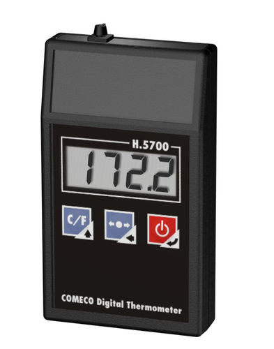 Termometro Pt1000 - -100 °C ... +1 700 °C | H5700 - Comeco Control & Measurement - digitale / portatile / industriale