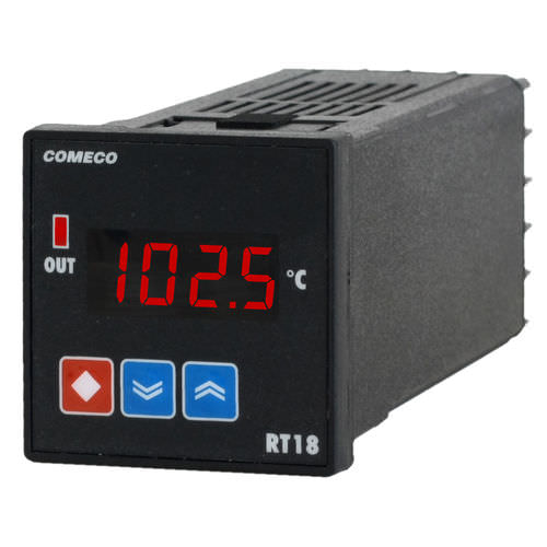 Controllore di temperatura con display LED - -99 °C ... +999 °C | RT18 - Comeco Control & Measurement - programmabile / ad uso industriale