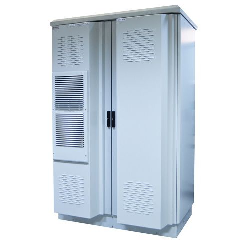 Armadio di rete a pavimento - Electro Alfa International - ventilato / modulare / da esterno