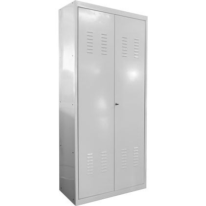 Armadio di stoccaggio - Electro Alfa International - con piedi / a porte battenti / in acciaio