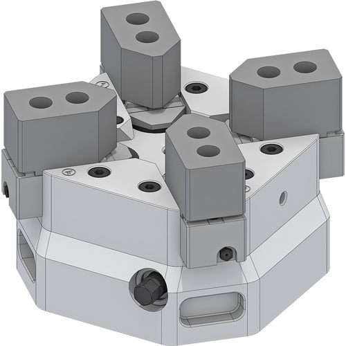 Mandrino di serraggio di pezzo 4 ganasce - InoFlex VF - HAINBUCH GMBH SPANNENDE TECHNIK - di fresatura / di grande precisione / stazionario