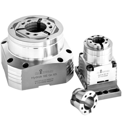 Mandrino idraulico stazionario - HYDROK - HAINBUCH GMBH SPANNENDE TECHNIK - a pinza / per lavorazione / modulare