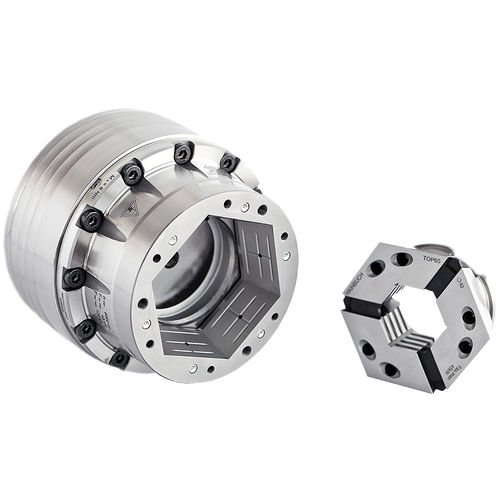 Mandrino automatico - TOPlus mini - HAINBUCH GMBH SPANNENDE TECHNIK - elastica / a posizione fissa / per pezzi da lavorare