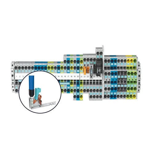 Morsetto componibile a bassa tensione - 8WH6 - Siemens Low-voltage – Power distribution - su guida DIN / a presa / con connessione a vite