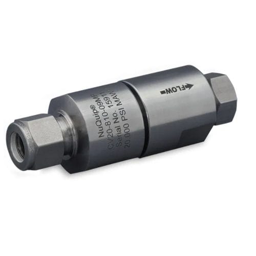Valvola di ritegno a pistone - CV series - Airmo Incorporation - per acqua / NPT / di disintasamento