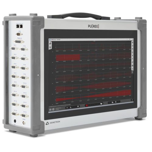 Sistema di acquisizione dati 16 canali - PU[REC] series - DEWETRON GmbH - portatile