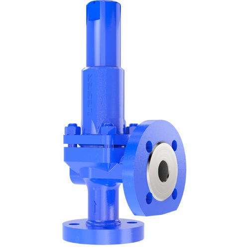 Valvola di sicurezza DIN - 43 series  - LESER GmbH & Co. KG - in acciaio inossidabile / con flangia / termica