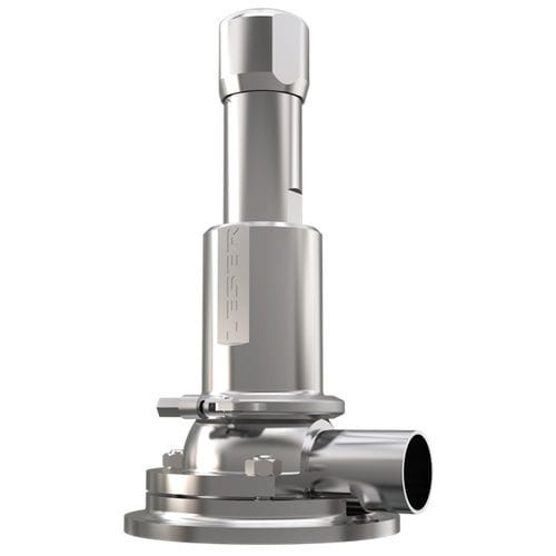 Valvola di sicurezza DIN - 484 - LESER GmbH & Co. KG - per condotto / per l'industria chimica / per l'industria delle bevande