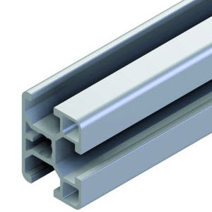 Profilo in alluminio - 20.1117/0 - Minitec - con scanalature / ad uso industriale / leggero