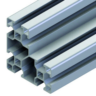 Profilo in alluminio - 20.0982/0 - Minitec - con scanalature / triangolare / per telai