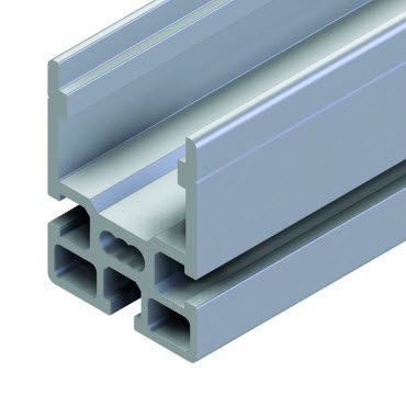 Profilo in alluminio - 20.1143/0 - Minitec - con scanalature / ad uso industriale / estruso