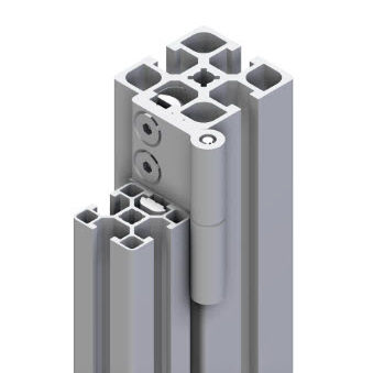 Cerniera a perno - 21.1377/0 - Minitec - in alluminio / avvitabile / 270°