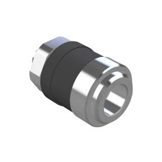 Raccordo pneumatico - 24.1109/0 - Minitec - rapido / in ottone nichelato / maschio-femmina