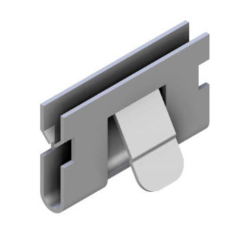 Pinza di messa a terra in acciaio galvanizzato - E9.0141/0 - Minitec