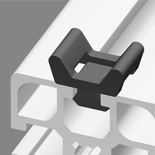 Supporto di montaggio per fascetta di cablaggio in plastica - 22.1204/0 - Minitec
