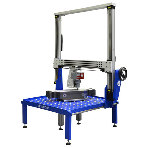 Durometro Rockwell - Hegewald & Peschke Meß- und Prüftechnik GmbH - a pavimento / per componente di grandi dimensioni / a motore