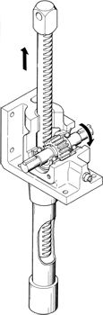 Cric a cremagliera - Nippon Gear - di acciaio