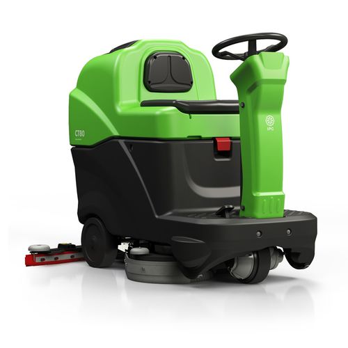 Lavasciuga pavimenti uomo a bordo - CT80 series - IPC - a batteria / compatta