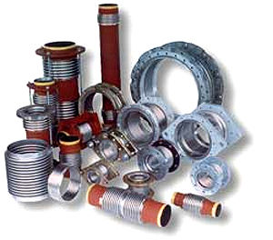 Compensatore di dilatazione in gomma - PN 6 - 16 - BOA - rotondo / con flangia / per gas