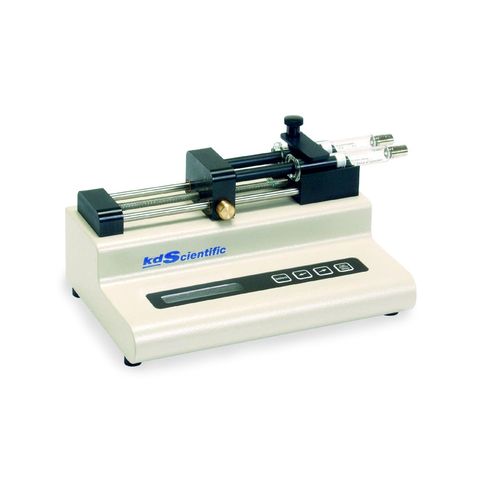 Pompa a infusione - 0.01 - 60 ml | KDS 101 - KDS - a due siringhe / per prodotti chimici / con motore passo-passo