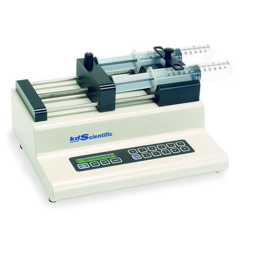 Pompa a infusione - 0.01 - 140 ml | KDS 200 - KDS - a due siringhe / per prodotti chimici / con motore passo-passo