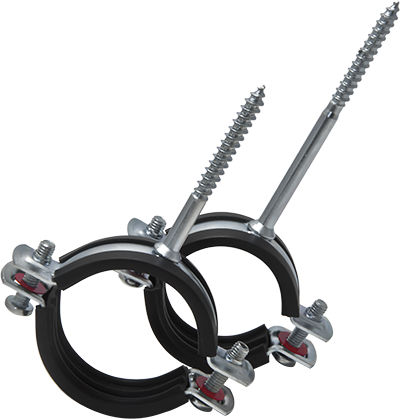 Collare di fissaggio per tubo a vite - DG2  - Tork Baglanti Elemanlari - a bullone / in metallo / con anello in gomma