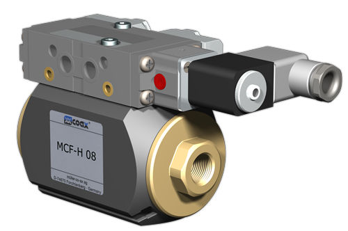 Valvola per gas neutro - MCF-H 08 - Müller co ax GmbH - di commutazione / coassiale