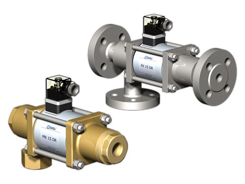 Elettrovalvola a 3 vie - MK 15, FK 15 DR - Müller co ax GmbH - NC / per gas / a commutazione