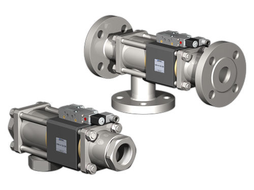 Valvola di commutazione - VMK-H 50 DR, VFK-H 50 DR - Müller co ax GmbH - coassiale