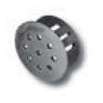 Tappo rotondo - PLV Series - West Coast Lockwasher - non filettato / in nylon / di sfiato