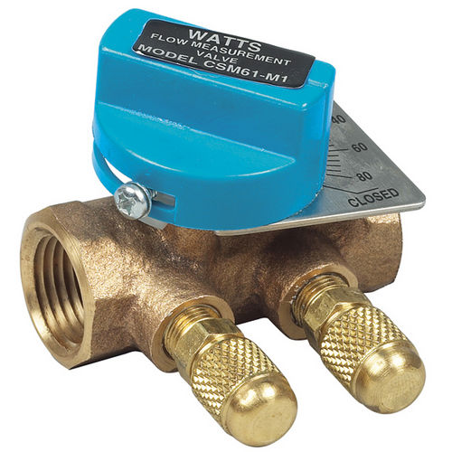 Valvola a sfera - CSM-61 - Watts Water Technologies - manuale / per controllo di flusso / per acqua calda