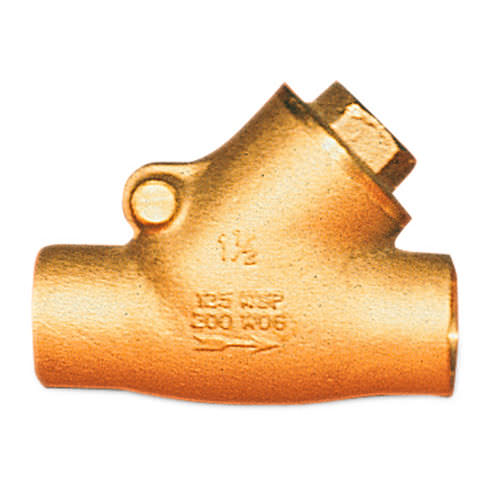 Valvola di ritegno a battente - CVY, CVYS - Watts Water Technologies - in bronzo