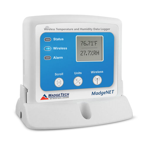 Registratore di dati di umidità relativa - RFRHTemp2000A - MadgeTech - di temperatura e umidità / senza fili / radiofrequenza